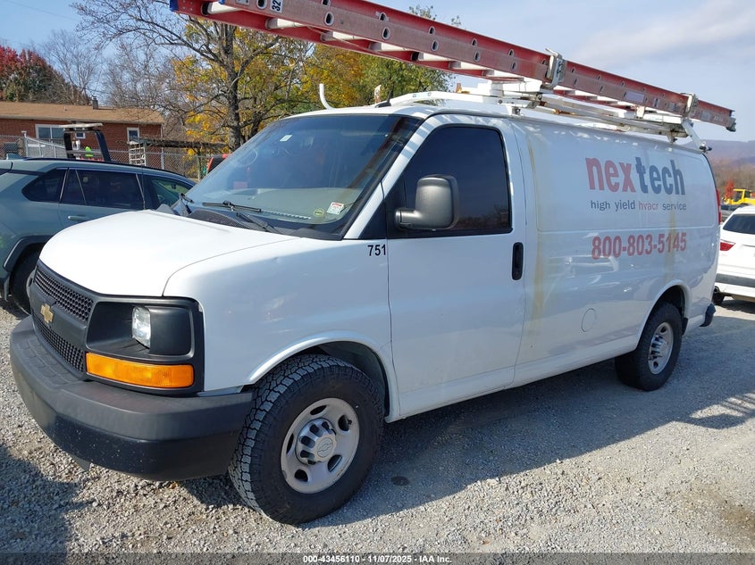 2015 Chevrolet Express 2500 Work Van VIN: 1GCWGFCF6F1277697 Lot: 43456110
