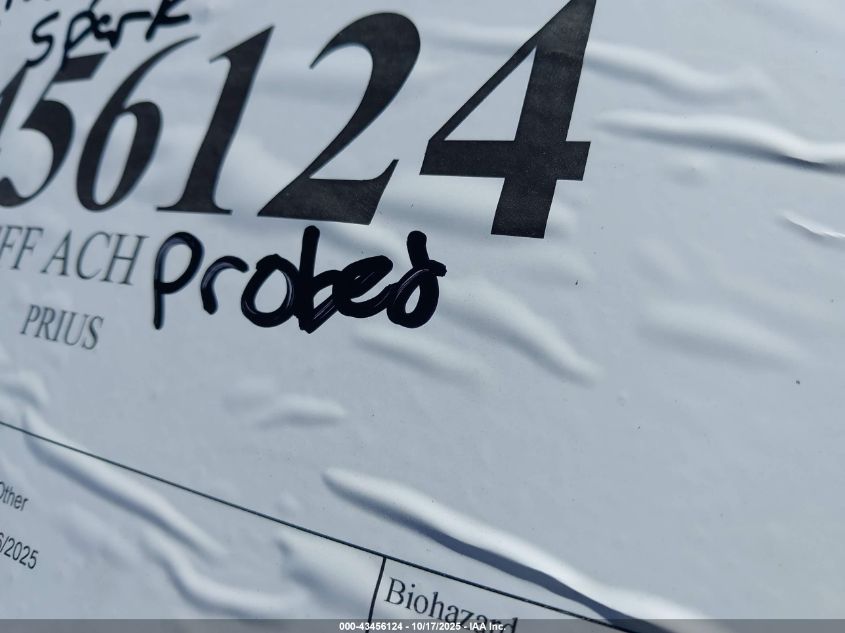 2006 Toyota Prius VIN: JTDKB20U363132498 Lot: 43456124