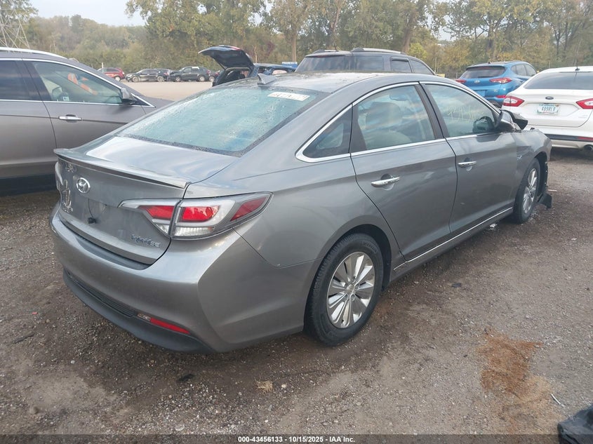 2017 HYUNDAI SONATA HYBRID SE KMHE24L35HA066784