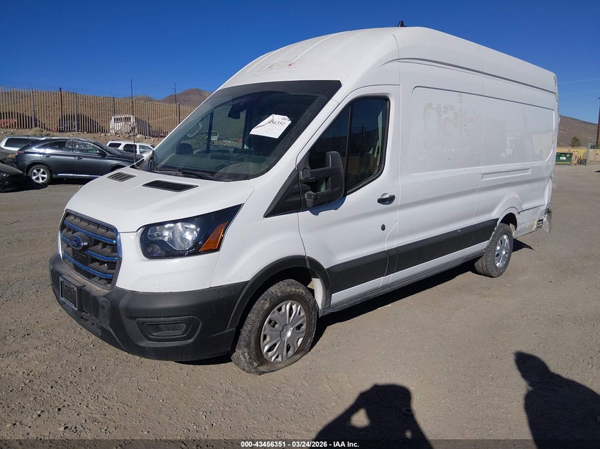 Vin: 1ftbw3xk0nka66267, lot: 43951232, ford e-transit-350 cargo van 20222
