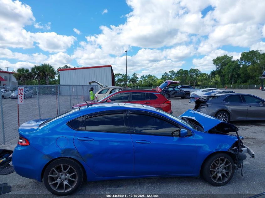 2015 Dodge Dart Sxt VIN: 1C3CDFBB5FD225037 Lot: 43456411