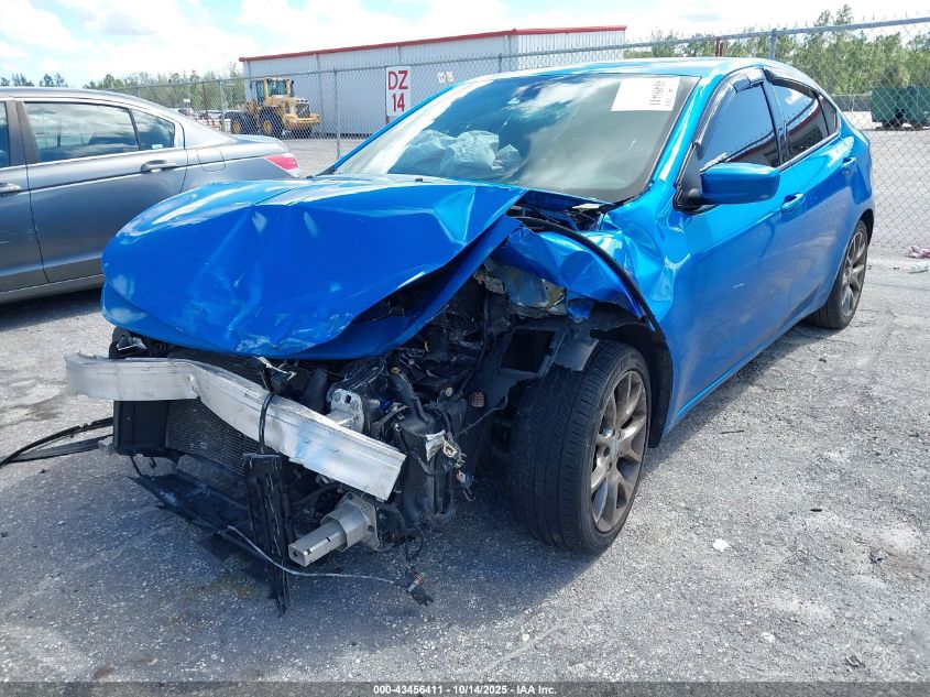 2015 Dodge Dart Sxt VIN: 1C3CDFBB5FD225037 Lot: 43456411