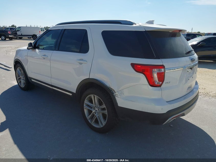 Vin: 1fm5k7d84ggc40190, lot: 43951298, ford explorer xlt 20163