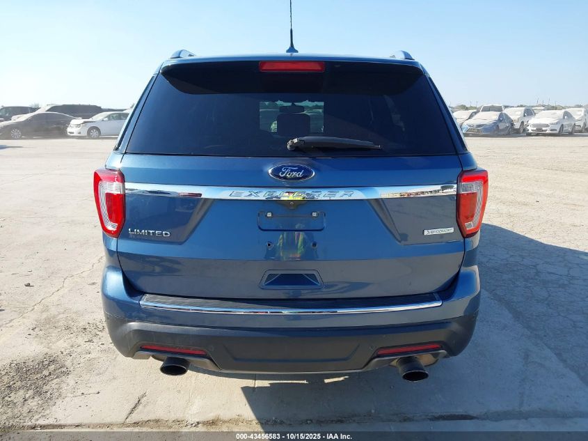 2018 Ford Explorer Limited VIN: 1FM5K7FH2JGC92924 Lot: 43456583