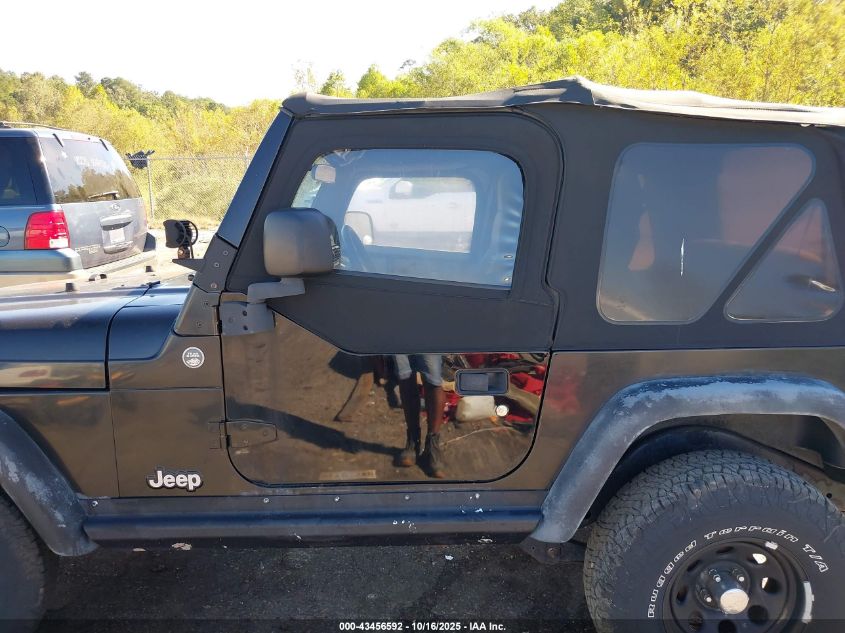 2006 Jeep Wrangler Se VIN: 1J4FA29166P701022 Lot: 43456592