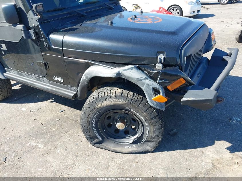 2006 Jeep Wrangler Se VIN: 1J4FA29166P701022 Lot: 43456592