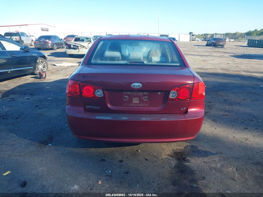 2006 Kia Optima Ex (New)/Lx (New) VIN: KNAGE123565022002 Lot: 43456662