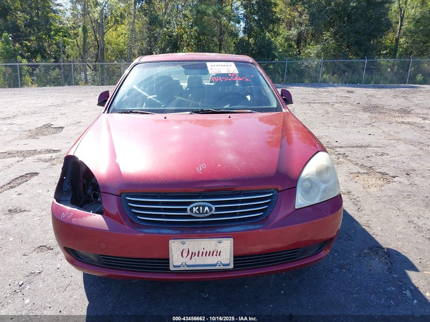 2006 Kia Optima Ex (New)/Lx (New) VIN: KNAGE123565022002 Lot: 43456662