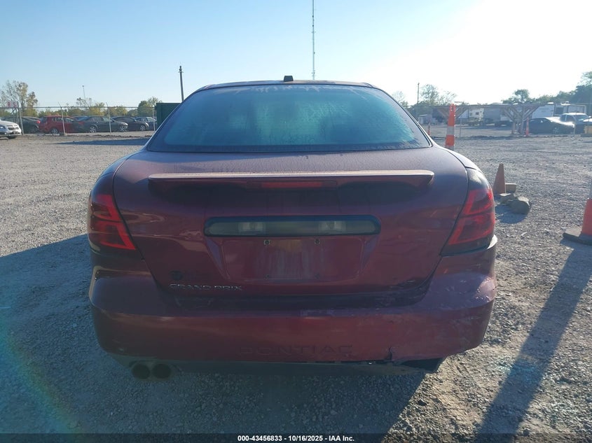 2005 Pontiac Grand Prix Gt VIN: 2G2WS522451283731 Lot: 43456833
