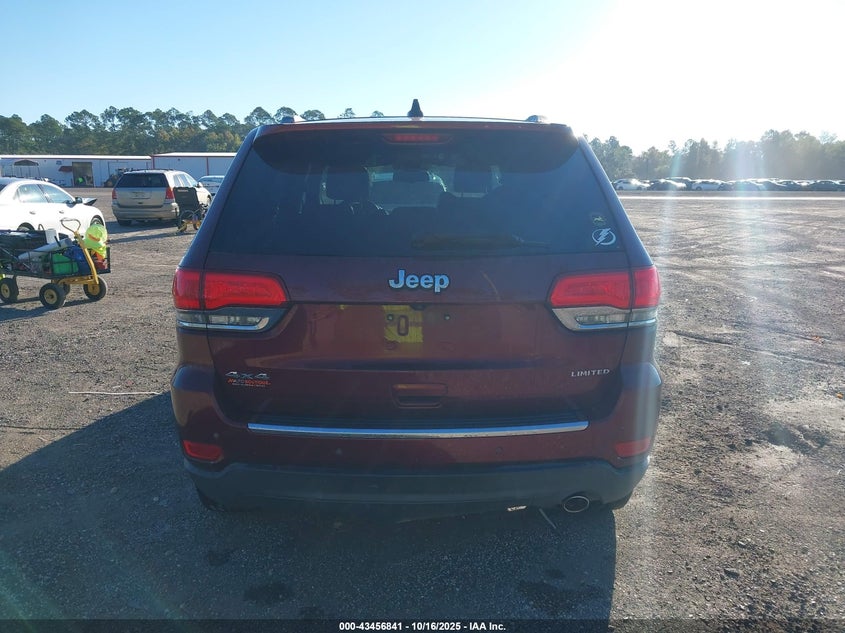 2016 JEEP GRAND CHEROKEE LIMITED 1C4RJFBG5GC496763