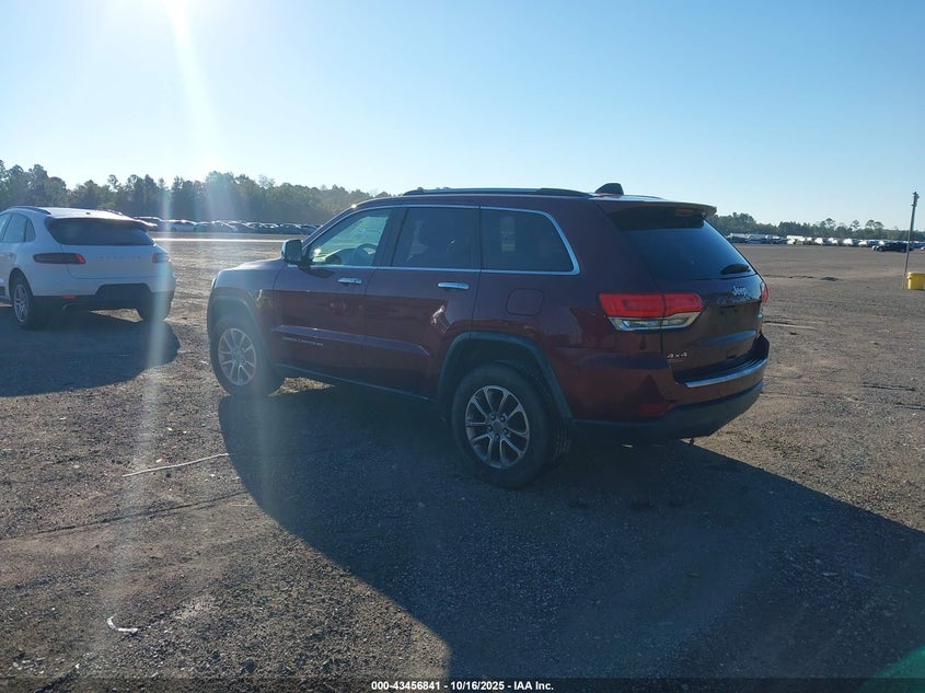 2016 JEEP GRAND CHEROKEE LIMITED 1C4RJFBG5GC496763