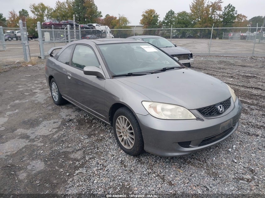 1HGEM22935L030974 2005 Honda Civic Ex auction photo 1