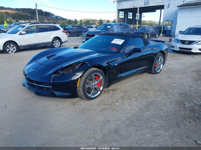 2014 CHEVROLET CORVETTE STINGRAY 1G1YF3D77E5127213