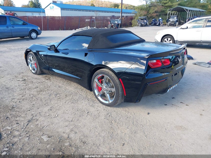 2014 CHEVROLET CORVETTE STINGRAY 1G1YF3D77E5127213