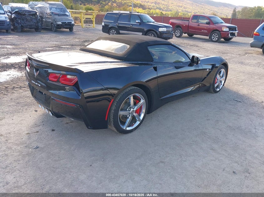 2014 CHEVROLET CORVETTE STINGRAY 1G1YF3D77E5127213