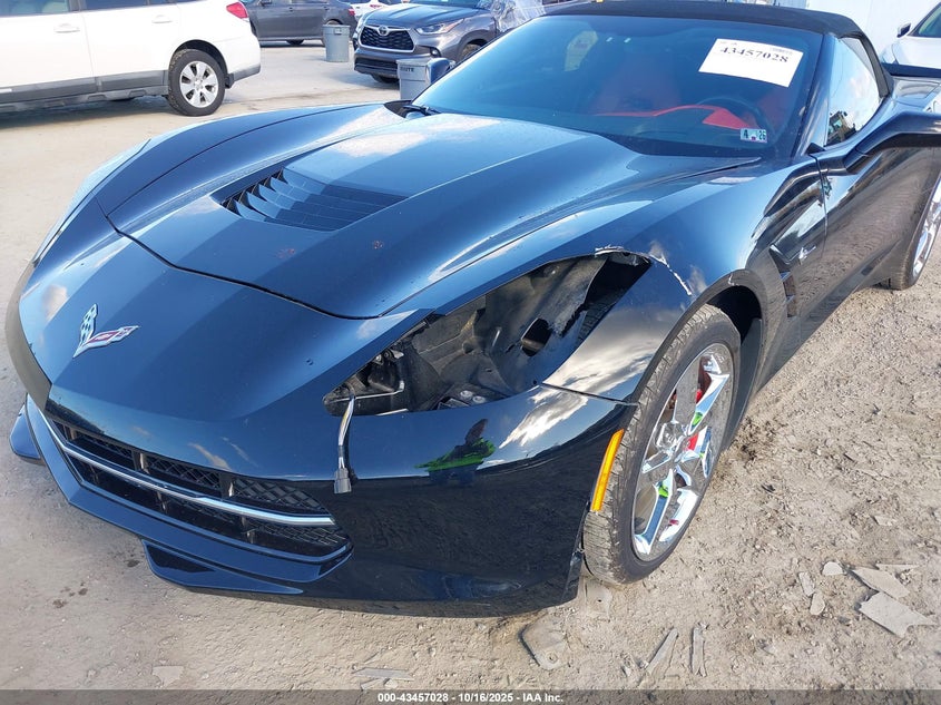 2014 CHEVROLET CORVETTE STINGRAY 1G1YF3D77E5127213