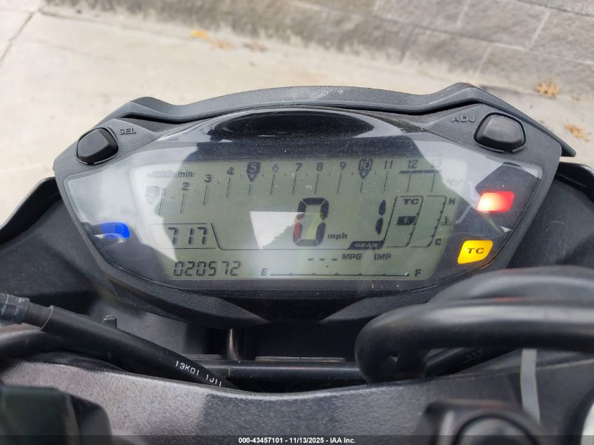 2019 Suzuki Gsx-S750 M/Z VIN: JS1C533B0K7100018 Lot: 43457101