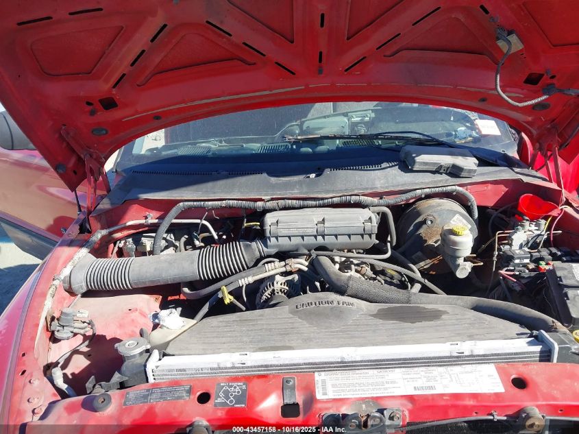 1998 Dodge Ram 1500 St VIN: 3B7HC13Z7WG222159 Lot: 43457158