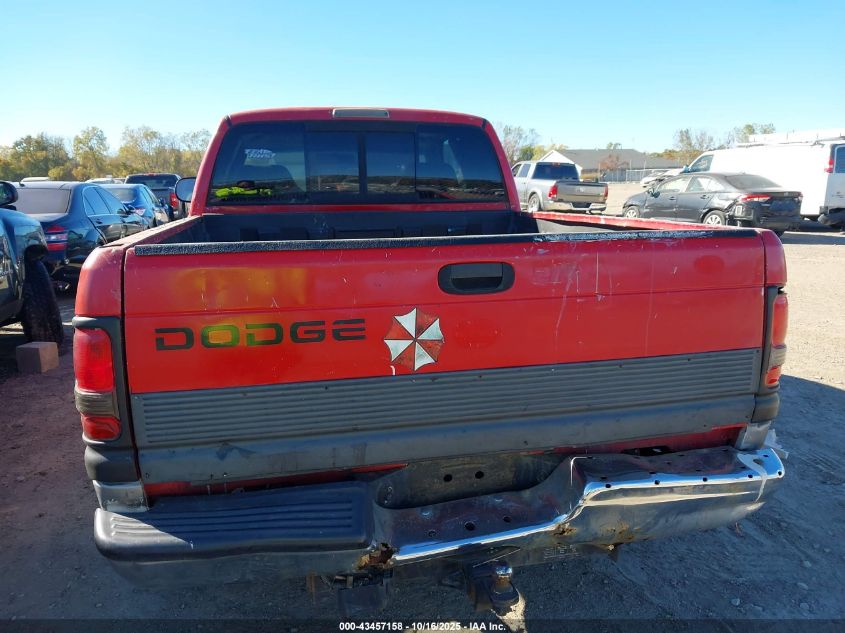 1998 Dodge Ram 1500 St VIN: 3B7HC13Z7WG222159 Lot: 43457158