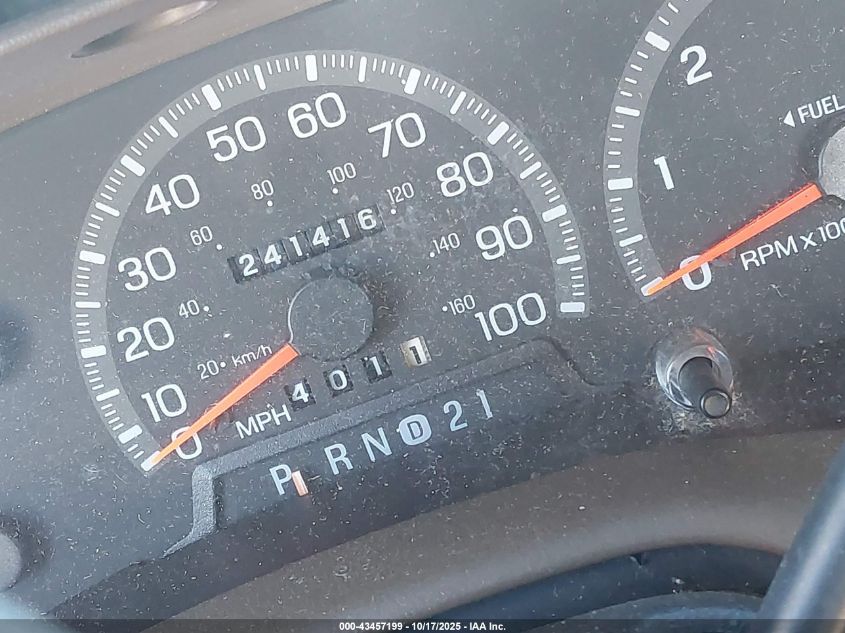 1998 Ford F-150 Lariat/Standard/Xl/Xlt VIN: 1FTZX1767WNA91721 Lot: 43457199