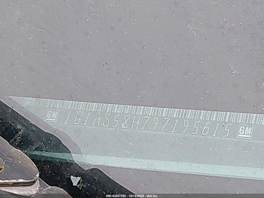 2009 Chevrolet Cobalt Ls VIN: 1G1AS58H797195615 Lot: 43457250