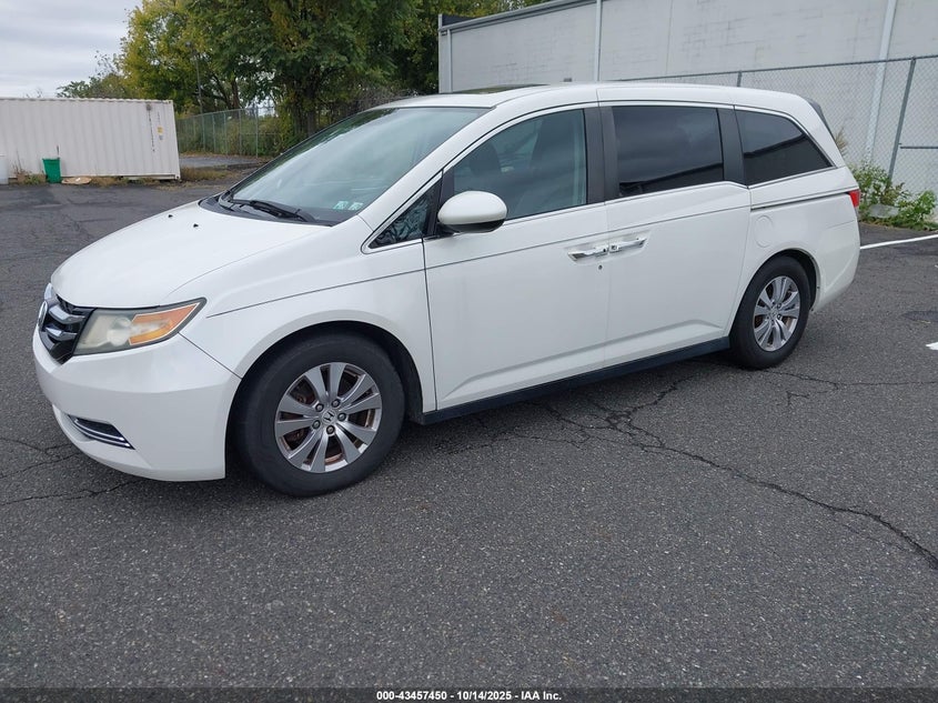 2014 HONDA ODYSSEY EX-L - 5FNRL5H60EB112388