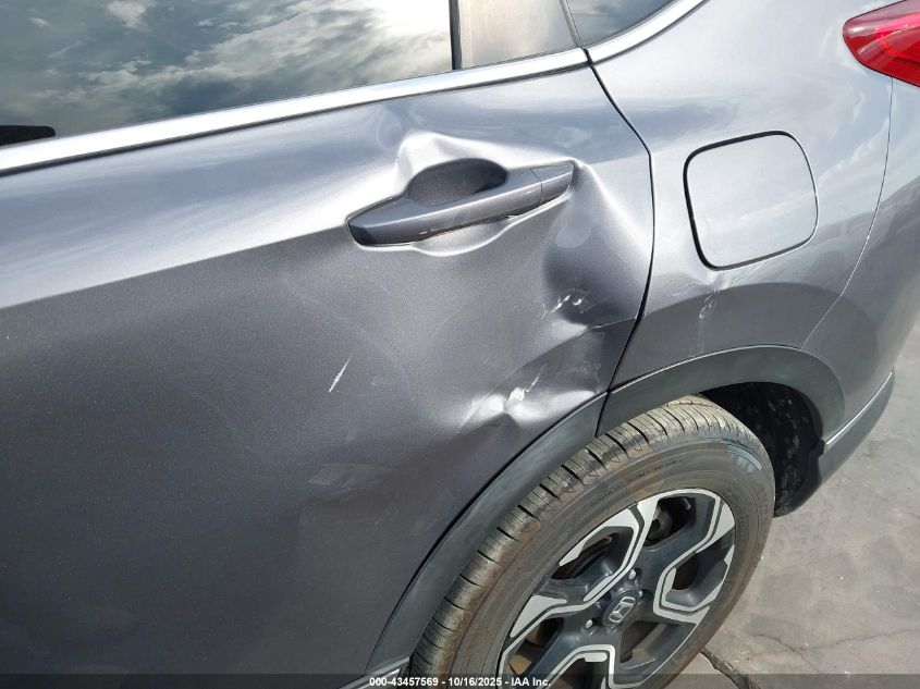 2018 Honda Cr-V Touring VIN: 7FARW1H9XJE052502 Lot: 43457569