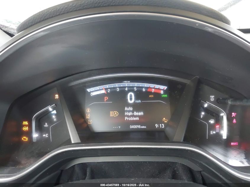 2018 Honda Cr-V Touring VIN: 7FARW1H9XJE052502 Lot: 43457569