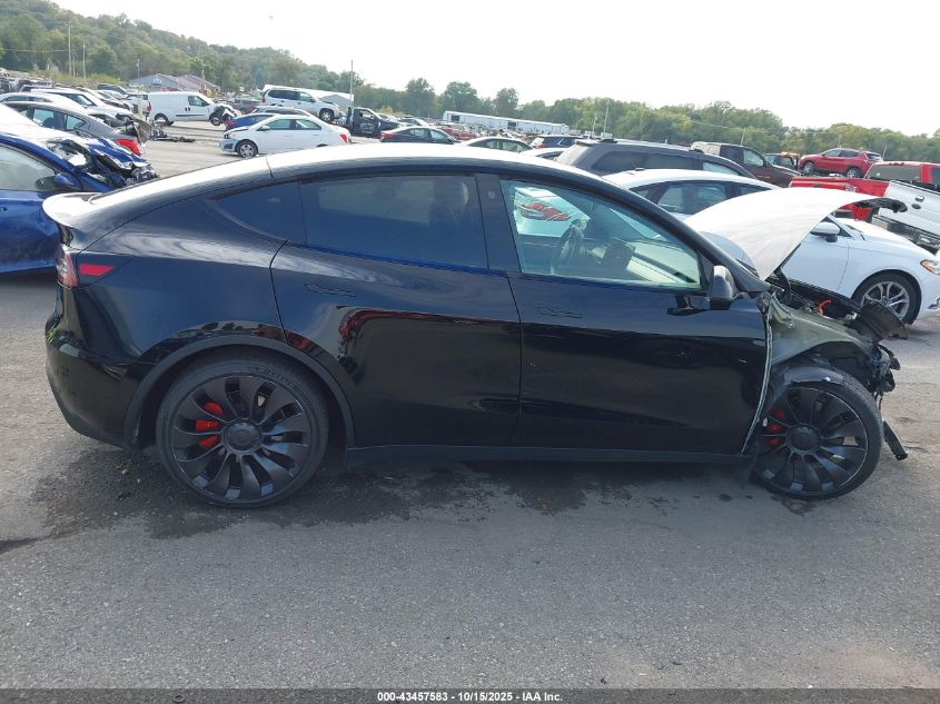 2023 Tesla Model Y Performance Dual Motor All-Wheel Drive VIN: 7SAYGDEF0PF783208 Lot: 43457583