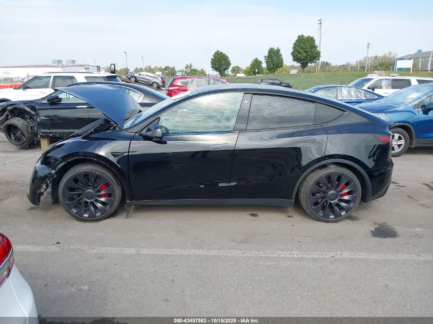 2023 Tesla Model Y Performance Dual Motor All-Wheel Drive VIN: 7SAYGDEF0PF783208 Lot: 43457583