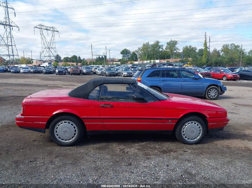 1991 Cadillac Allante VIN: 1G6VS3385MU126939 Lot: 43457600