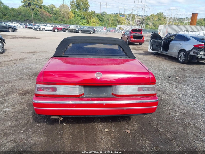 1991 Cadillac Allante VIN: 1G6VS3385MU126939 Lot: 43457600