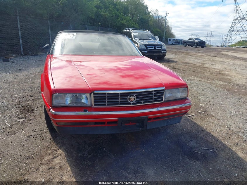1991 Cadillac Allante VIN: 1G6VS3385MU126939 Lot: 43457600