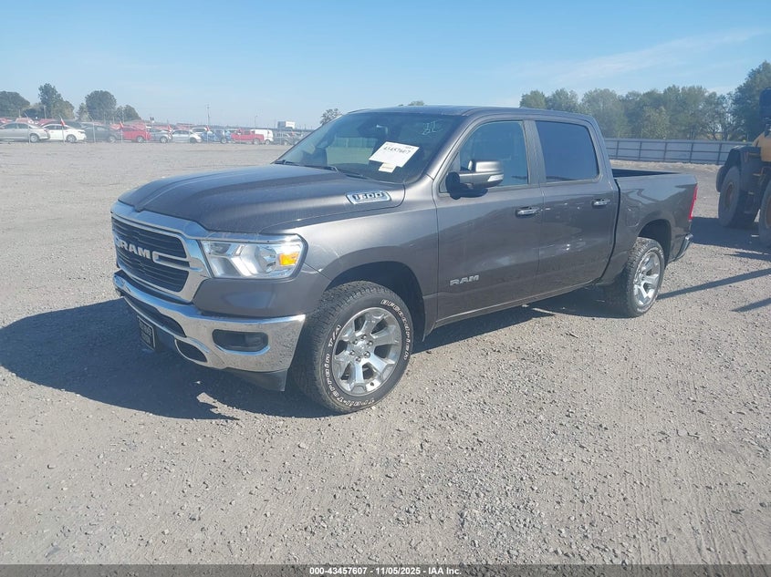 Vin: 1c6srfft7kn637368, lot: 43952488, ram 1500 big horn/lone star  4x4 5'7 box 20192