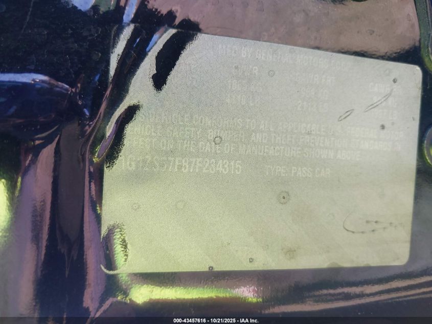 2007 Chevrolet Malibu Maxx Ls VIN: 1G1ZS68N77F273702 Lot: 43457616