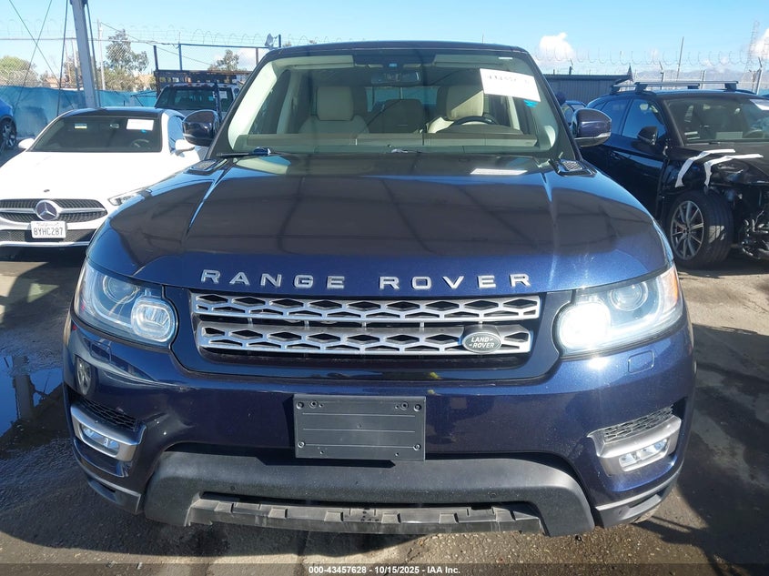 2016 LAND ROVER RANGE ROVER SPORT 3.0L V6 SUPERCHARGED HSE SALWR2PF5GA656021