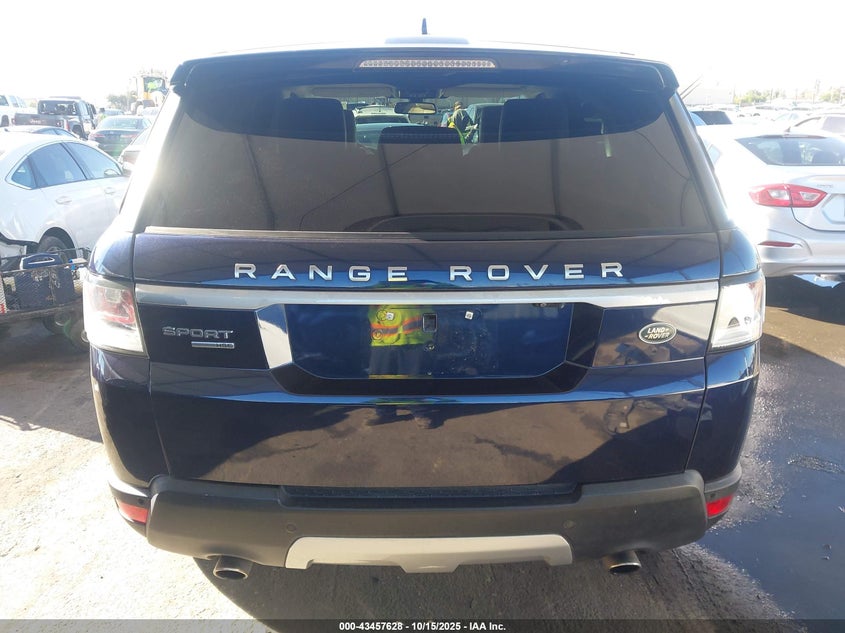 2016 LAND ROVER RANGE ROVER SPORT 3.0L V6 SUPERCHARGED HSE SALWR2PF5GA656021