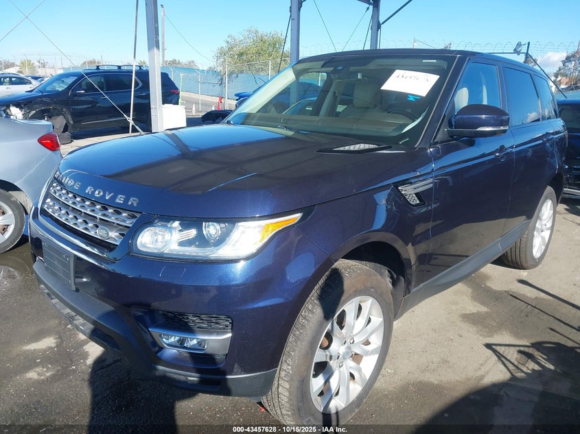 2016 LAND ROVER RANGE ROVER SPORT 3.0L V6 SUPERCHARGED HSE SALWR2PF5GA656021