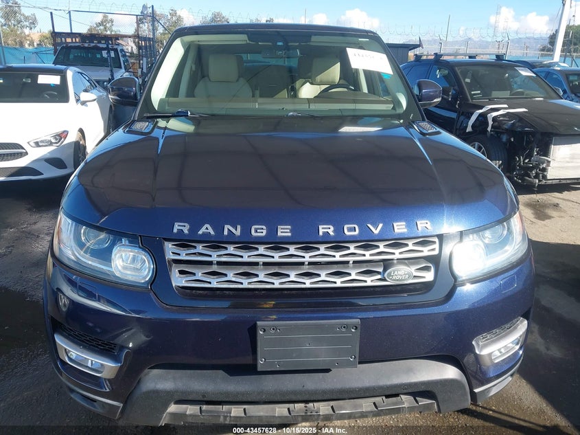 2016 LAND ROVER RANGE ROVER SPORT 3.0L V6 SUPERCHARGED HSE SALWR2PF5GA656021