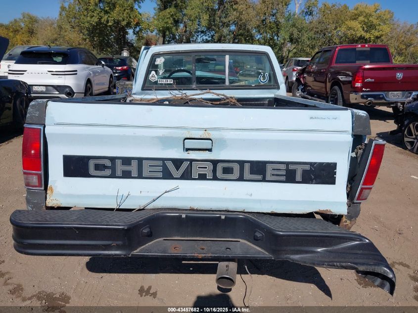 1991 Chevrolet S Truck S10 VIN: 1GCCS14Z9M0126580 Lot: 43457682