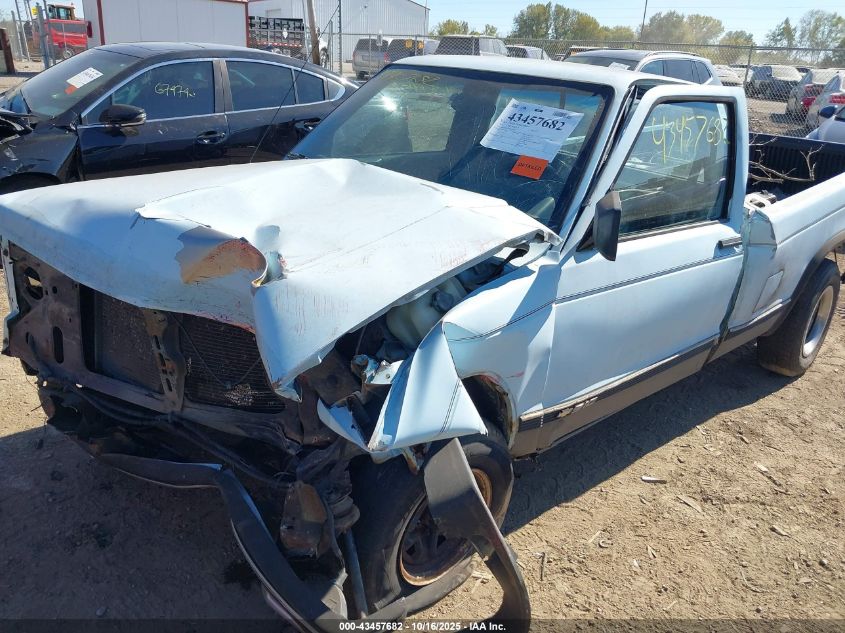 1991 Chevrolet S Truck S10 VIN: 1GCCS14Z9M0126580 Lot: 43457682