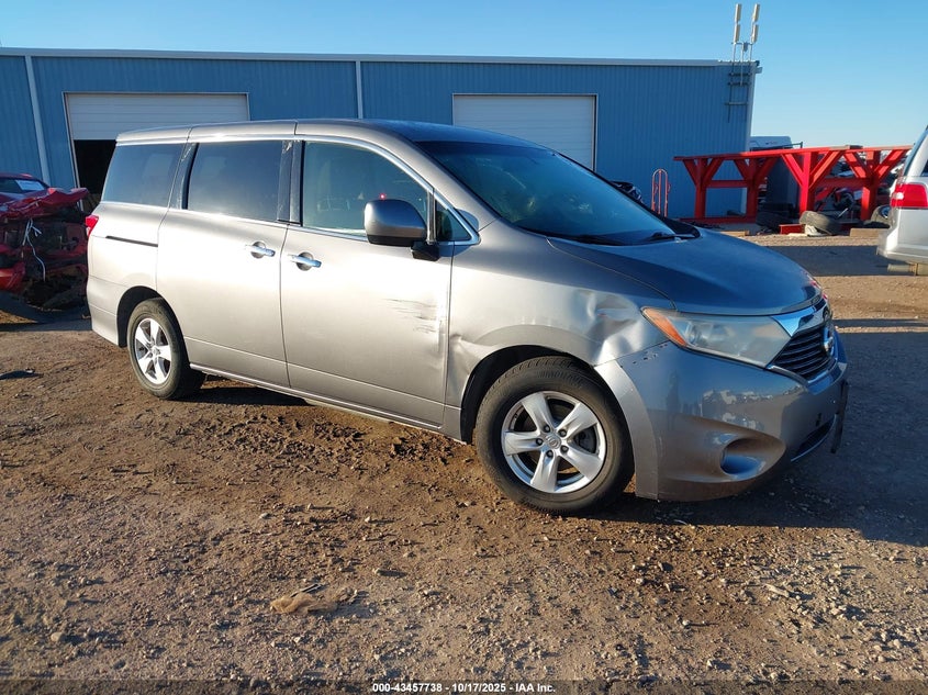 2015 Nissan Quest Sv silver  gas JN8AE2KP5F9127640 photo #1