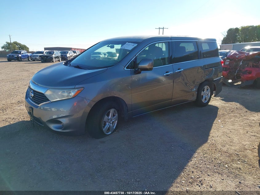 2015 Nissan Quest Sv silver  gas JN8AE2KP5F9127640 photo #3