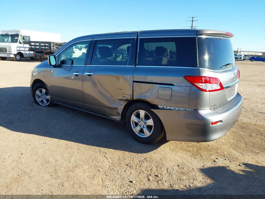 2015 Nissan Quest Sv silver  gas JN8AE2KP5F9127640 photo #4