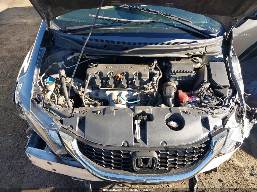 2013 Honda Civic Lx VIN: 19XFB2F50DE205821 Lot: 43457829