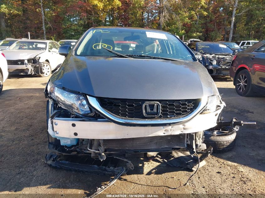 2013 Honda Civic Lx VIN: 19XFB2F50DE205821 Lot: 43457829