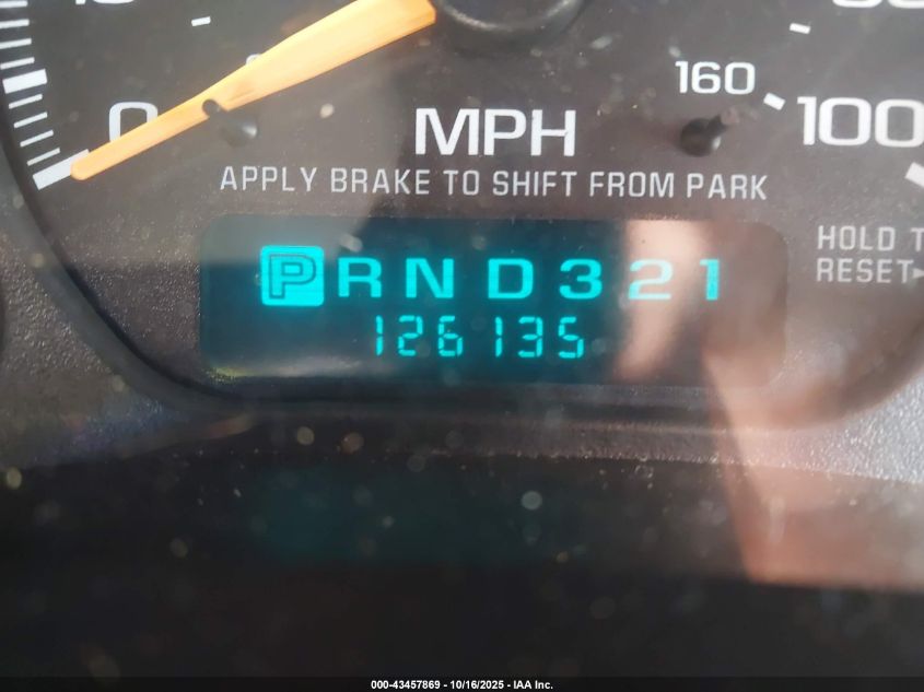 2001 Chevrolet Suburban Ls VIN: 3GNFK16T81G261103 Lot: 43457869