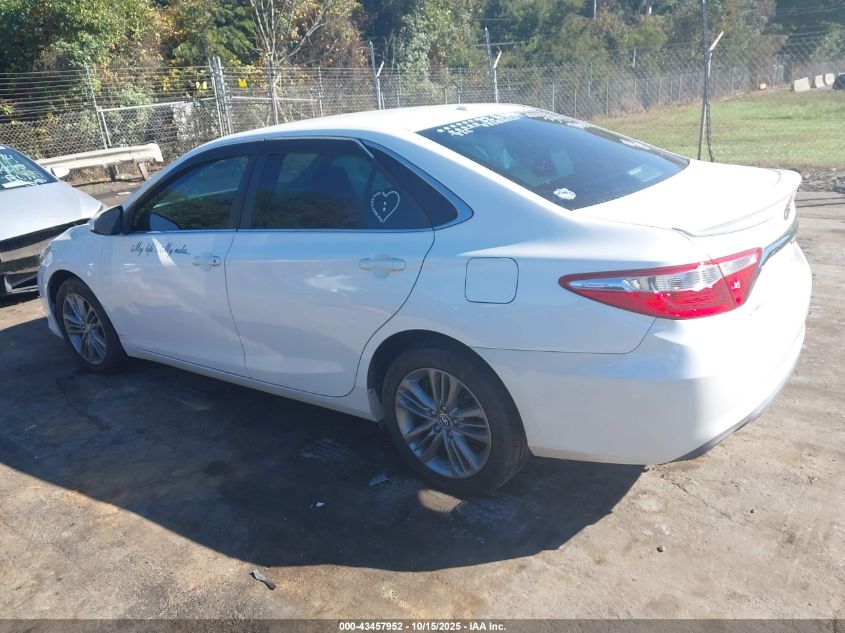 2015 Toyota Camry Se VIN: 4T1BF1FK4FU103957 Lot: 43457952