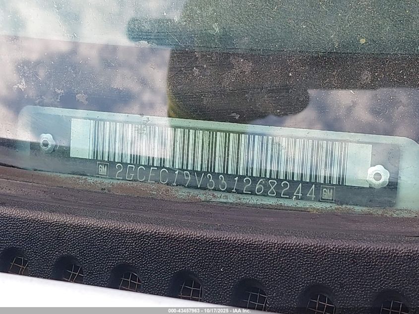 2003 Chevrolet Silverado 1500 VIN: 2GCEC19V331268244 Lot: 43457963