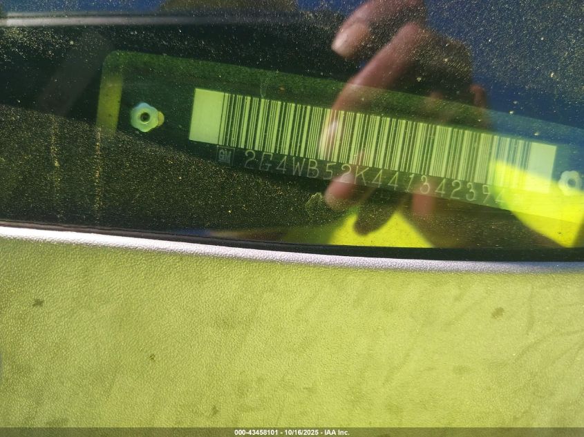 2004 Buick Regal Ls VIN: 2G4WB52K441342394 Lot: 43458101